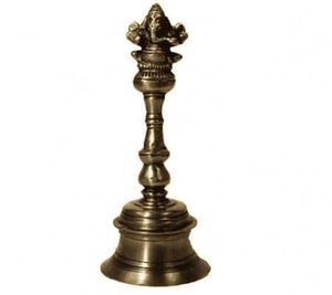 Bel met Ganesha Brons