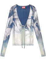 Diesel cardigan M-Isolde à imprimé - Bleu