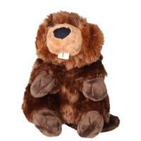 Wild Republic Pluche bever knuffel - pluche bever - 20 cm - bruin - dieren knuffels