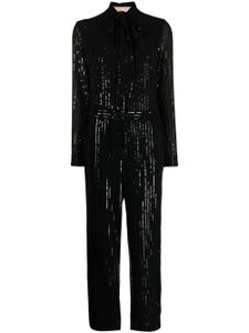 Michael Kors sequinned straight-leg jumpsuit - Noir