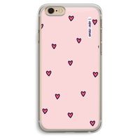 Hartjes: iPhone 6 Plus / 6S Plus Transparant Hoesje
