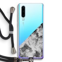 Onweer: Huawei P30 Transparant Hoesje met koord