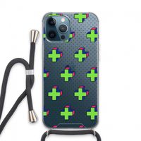 8-bit N°10: iPhone 13 Pro Max Transparant Hoesje met koord