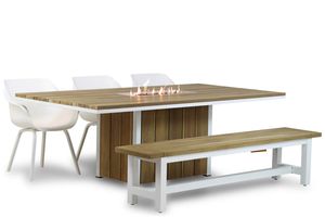 Hartman Sophie element/Los Angeles/Seaside 220 cm dining tuinset 5-delig