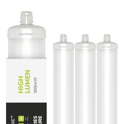 HOFTRONIC™ Set van 4 LED TL armaturen 150cm - IP65 Waterdicht - 32 Watt 5120 Lumen (160lm/W) - 6500K Daglicht wit - Koppelbaar - IK07 - S-Series Tri-Proof plafondverlichting