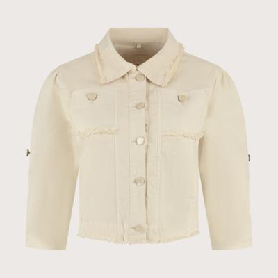Florez - Wit | Dames | Spijkerjas | Wit | XL | regular | Kamst mode