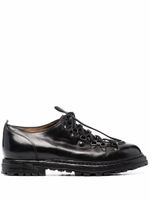 Officine Creative derbies en cuir - Noir