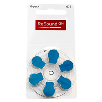 10x ReSound 675 Hoortoestelbatterijen - Tijdelijke aanbieding