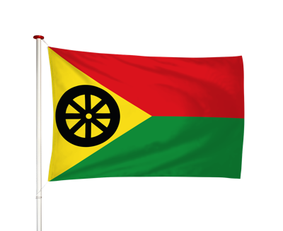 Vlag Zwaagwesteinde - De Westerein (fr)