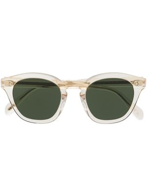 Oliver Peoples lunettes de soleil teintées à monture ronde - Tons neutres