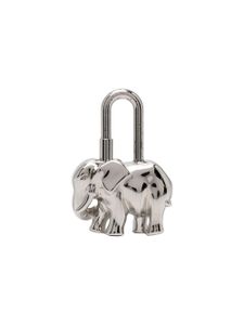 Hermès Pre-Owned cadenas Cadena à motif éléphant (1988) - Argent