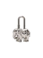 Hermès Pre-Owned cadenas Cadena à motif éléphant (1988) - Argent - thumbnail