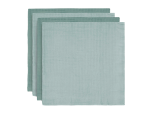 Hydrofiele Doek Small 70x70cm Bamboe Katoen - Ash Green - 4 Stuks