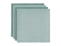 Hydrofiele Doek Small 70x70cm Bamboe Katoen - Ash Green - 4 Stuks - thumbnail