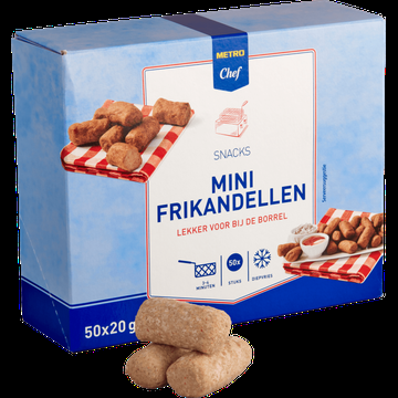 Metro Chef Snacks Mini Frikandellen 50 Stuks bij Jumbo