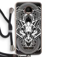 Oh Deer: Motorola Moto Z Force Transparant Hoesje met koord