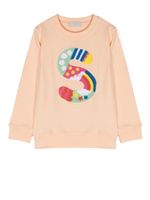 Stella McCartney Kids sweat à logo imprimé - Orange