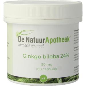 Natuurapotheek Ginkgo biloba 24% 50mg