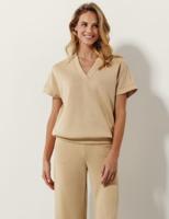 Tramontana Technical Sweat Top C27-16-401 T-shirt Korte Mouw 002000 Sand