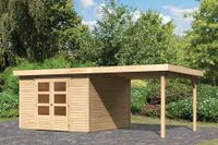 Woodfeeling | Tuinhuis Askola 6 met Overkapping 2,8 | Onbehandeld - thumbnail