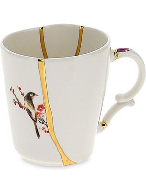 Seletti mug à effet craquelé - Blanc