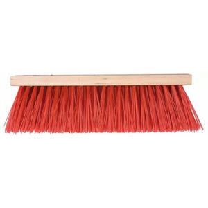 Talen Tools - bezemkop - buitenbezem - rood - FSC hout/nylon - 41 cm   -