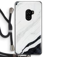 Elegante marmer: Xiaomi Mi Mix 2 Transparant Hoesje met koord