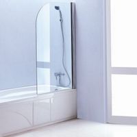 Badwand Sanilux 80x140cm 6mm veiligheidsglas EasyClean - thumbnail