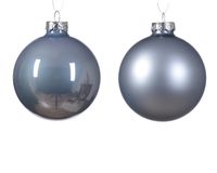 Kerstbal glas d8 cm mblw ass 12st kerst - Decoris