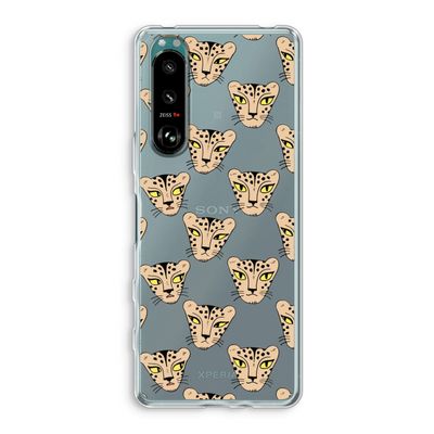 Tijger: Sony Xperia 5 III Transparant Hoesje