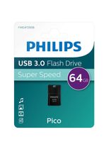 Philips Pico Edition 3.0 USB flash drive 64 GB USB Type-A Zwart - thumbnail