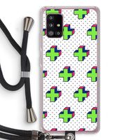 8-bit N°10: Samsung Galaxy A51 5G Transparant Hoesje met koord