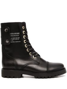 Zadig&Voltaire bottines Joe à lacets - Noir