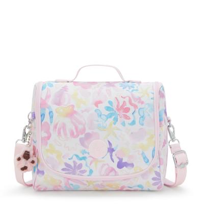 Kipling New Kichirou Large Lunchbox with Trolley Sleeve-Aqua Sea