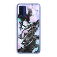 Pastel zwart: Xiaomi Redmi 9T Transparant Hoesje