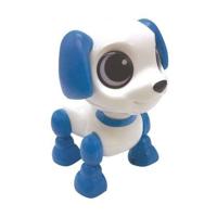 Power Puppy Mini - Robothond met licht- en geluidseffecten, handklikbediening, herhalen