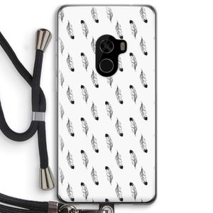 Pluimen: Xiaomi Mi Mix 2 Transparant Hoesje met koord