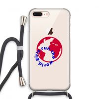 Run The World: iPhone 7 PLUS Transparant Hoesje met koord