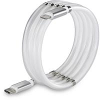 Renkforce USB-kabel USB 2.0 USB-C stekker, Apple Lightning stekker 2.00 m Wit TO-6886782