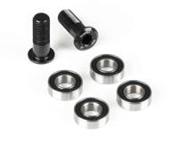 Cube Bearing Pivot Set-Link Shock Ti (19-03980)
