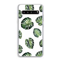 Tropische bladeren: Samsung Galaxy S10 5G Transparant Hoesje