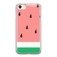Watermeloen: iPhone 8 Transparant Hoesje