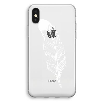 Pluim: iPhone X Transparant Hoesje