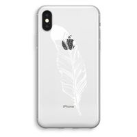 Pluim: iPhone X Transparant Hoesje
