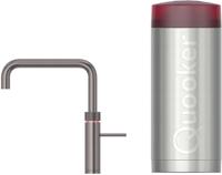 Quooker Fusion Square met COMBI boiler 3-in-1 kraan gunmetal Quooker Fusion Square met COMBI boiler 3-in-1 kraan gunmetal
