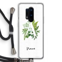 Green Brush: OnePlus 8 Pro Transparant Hoesje met koord