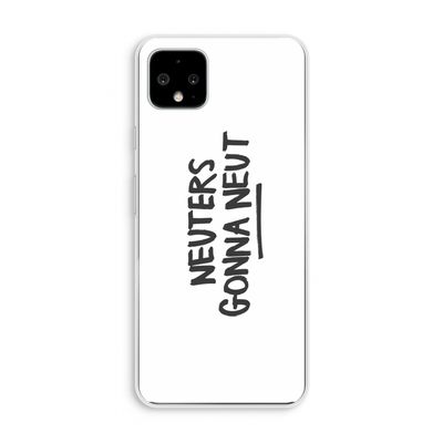 Neuters: Pixel 4 XL Transparant Hoesje