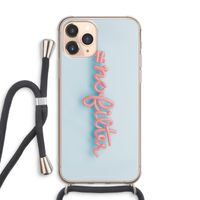 #nofilter: iPhone 11 Pro Max Transparant Hoesje met koord