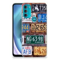 Motorola Moto G71 5G | Siliconen hoesje | met foto Kentekenplaten