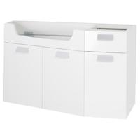 Fabulous onderkast hoekmodel links | wit | 99 x 60 x 47.5 cm Fabulous onderkast hoekmodel links | wit | 99 x 60 x 47.5 cm